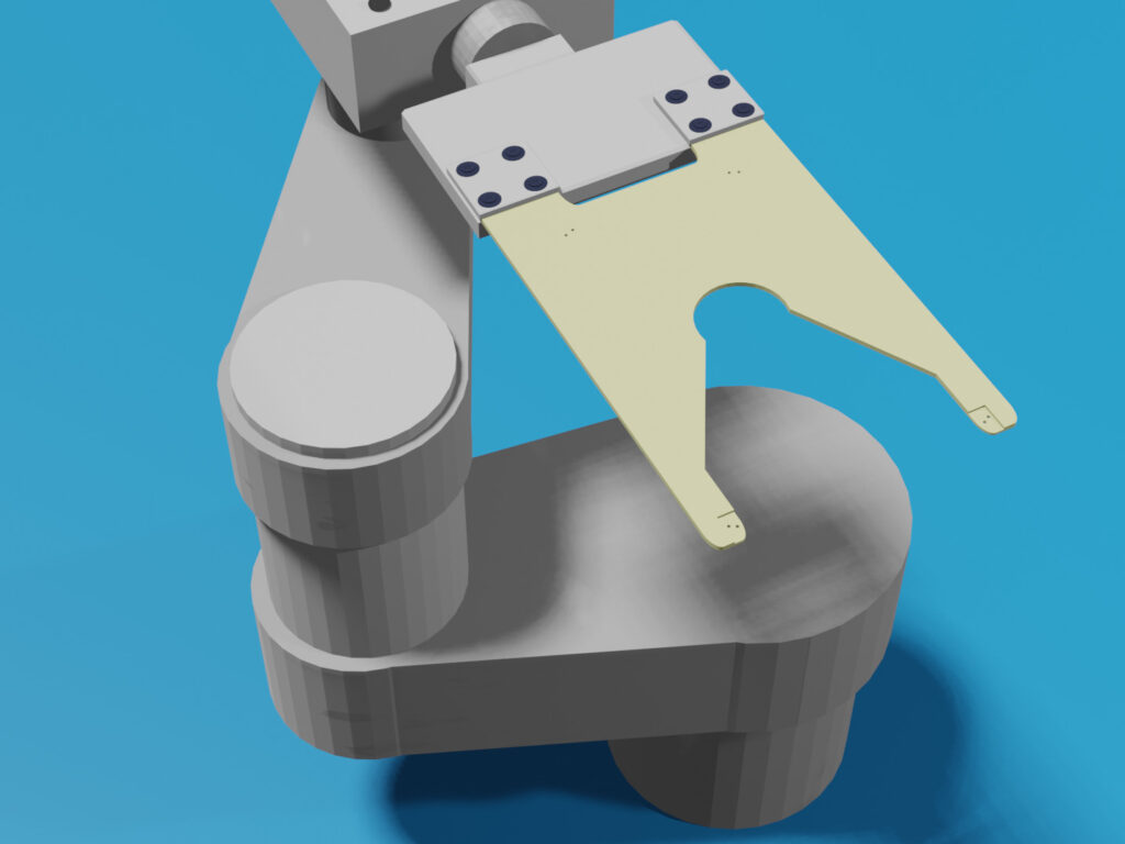 Transfer End Effector / Handling Arm for robots for cleaning equipment|Ceramics Design Lab