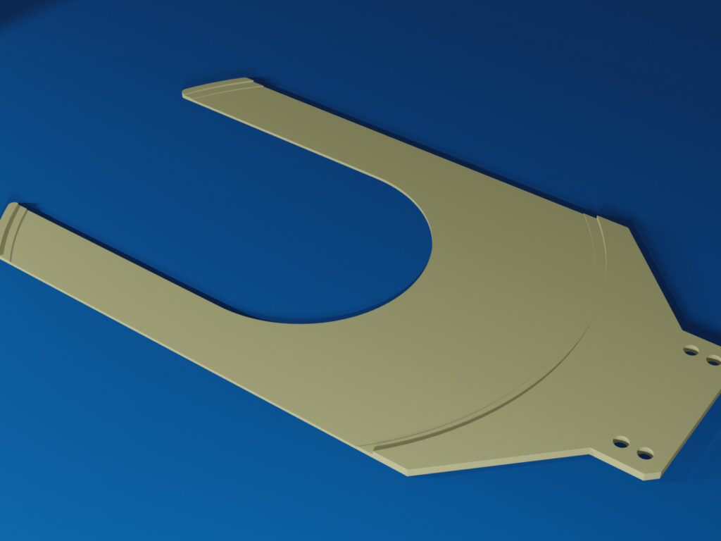 Tray-type End Effector / Handling Arm for 12-inch wafer transfer (UniZac-Obon®)|Ceramics Design Lab