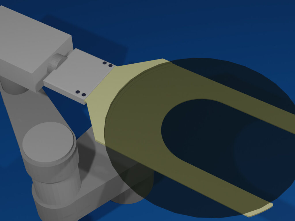 Tray-type End Effector / Handling Arm for 12-inch wafer transfer (UniZac-Obon®)|Ceramics Design Lab