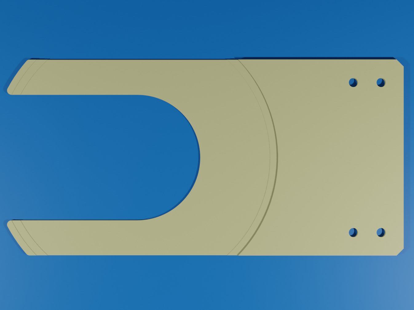 8인치 웨이퍼 반송용 트레이식 핸드(UniZac-Obon®)|세라믹스 디자인 라보