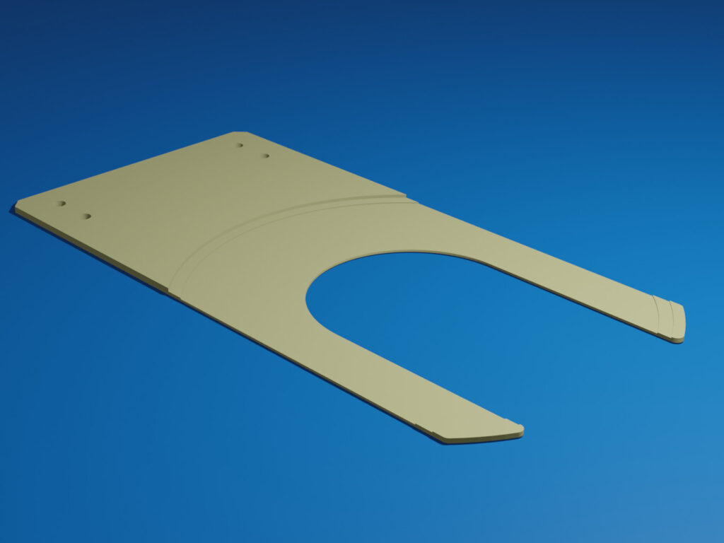 Tray-type End Effector / Handling Arm for 8-inch wafer transfer (UniZac-Obon®)|Ceramics Design Lab