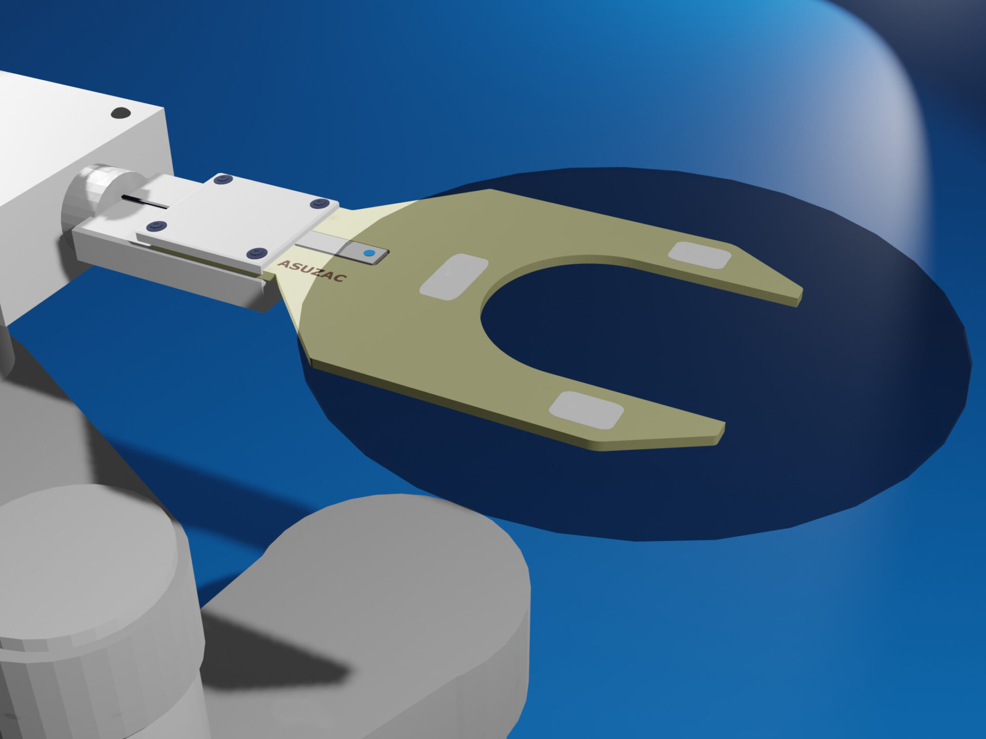 センサー溝付き多孔質埋め込みハンド8インチ|세라믹스 디자인 라보