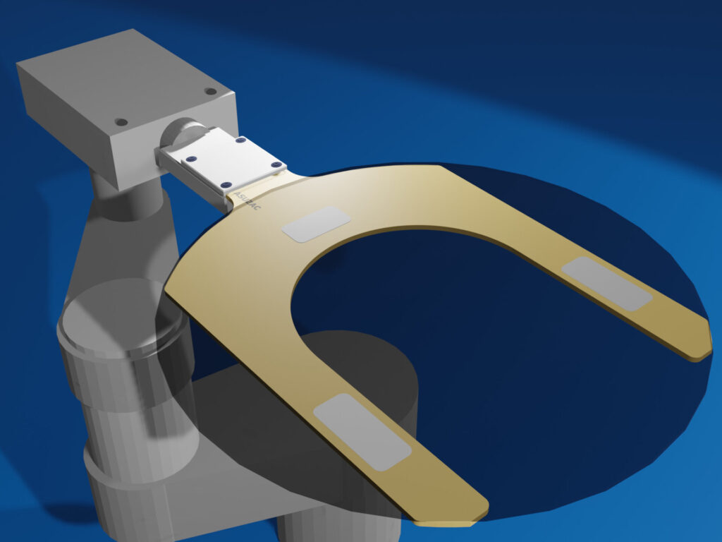 反りウエハ対応搬送ハンド多孔質埋め込みハンド12インチ（UniZac-Pair）|セラミックスデザインラボ