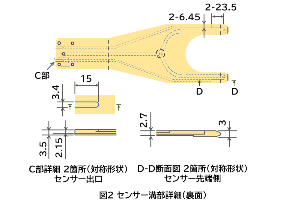 UniZac-air® (ユニザックエア)　センサー溝付き空洞一体ハンド（12インチ用）|セラミックスデザインラボ